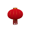 Китайский фонарь эконом d-54 см, красный