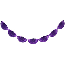 Гирлянды "Веера" 210х30 см, св.сиреневый