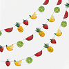 Гирлянда на веревке Фрукты 2,5 м