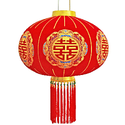 Китайский фонарь с кисточками Pro d-64 см, Процветание